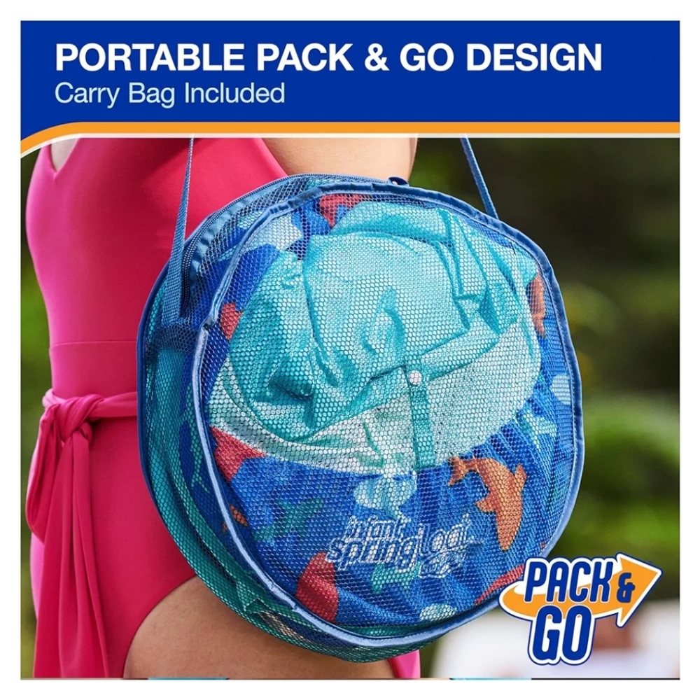 NEW Swimways Infant/Baby Spring Pool Float with Canopy & UPF Protection; 3-9 mos - Picture 9 of 17